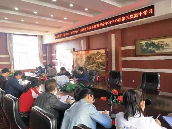 隴運(yùn)集團(tuán)公司召開“不忘初心、牢記使命”主題教育讀書班暨理論學(xué)習(xí)中心組第三次、第四次集中學(xué)習(xí)會(huì)議