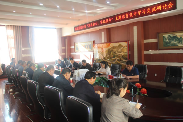 隴運(yùn)集團(tuán)公司召開“不忘初心、牢記使命”主題教育集中學(xué)習(xí)交流研討會(huì)