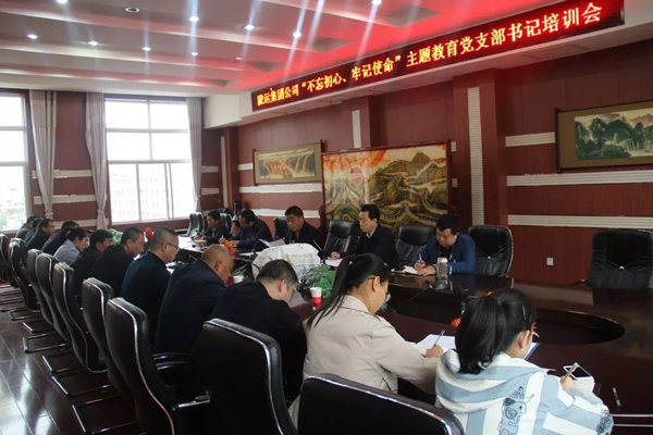 隴運集團公司召開“不忘初心、牢記使命”主題教育黨支部書記培訓(xùn)會