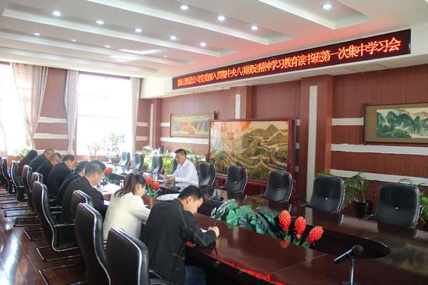 隴運(yùn)集團(tuán)公司黨委召開深入貫徹中央八項(xiàng)規(guī)定精神學(xué)習(xí)教育讀書班第一次集中學(xué)習(xí)會